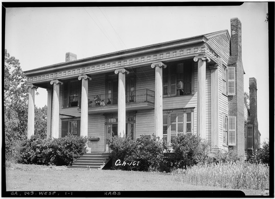 Booker House, Chattahoochee River Vicinity, West Point, Troup County, GA