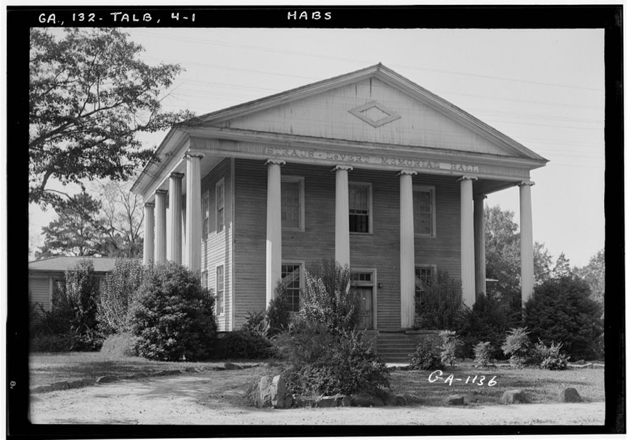 Straus Le Vert Memorial Hall, Talbotton, Talbot County, GA