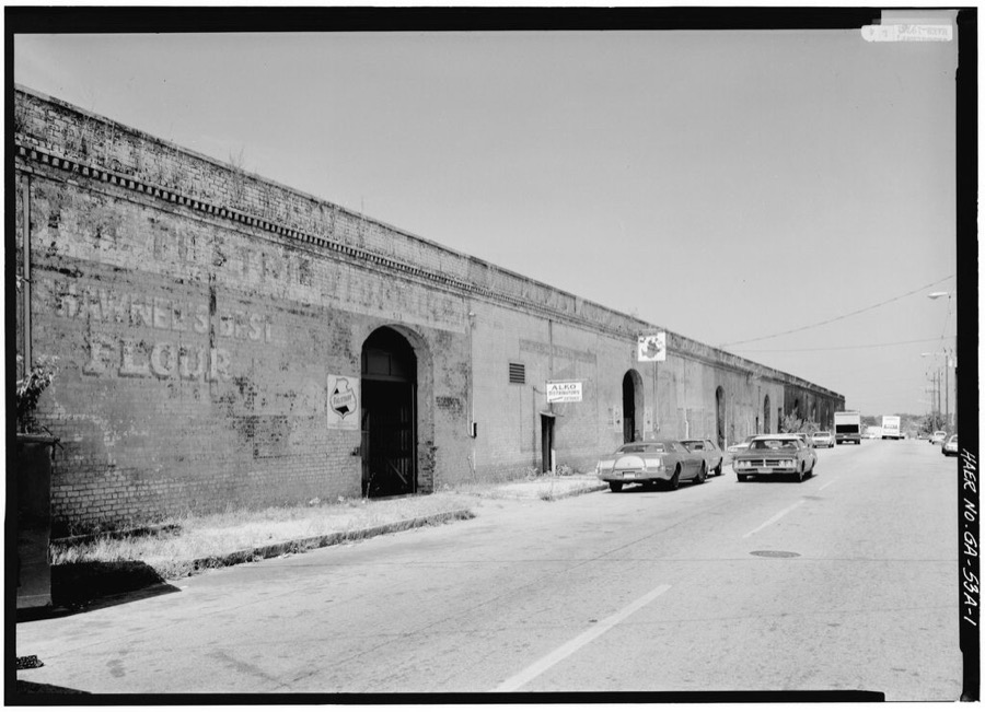 Central of Georgia Railway, Up Freight Warehouse, 227 West Broad Street (at rear of Gray Building), Savannah, Chatham County, GA