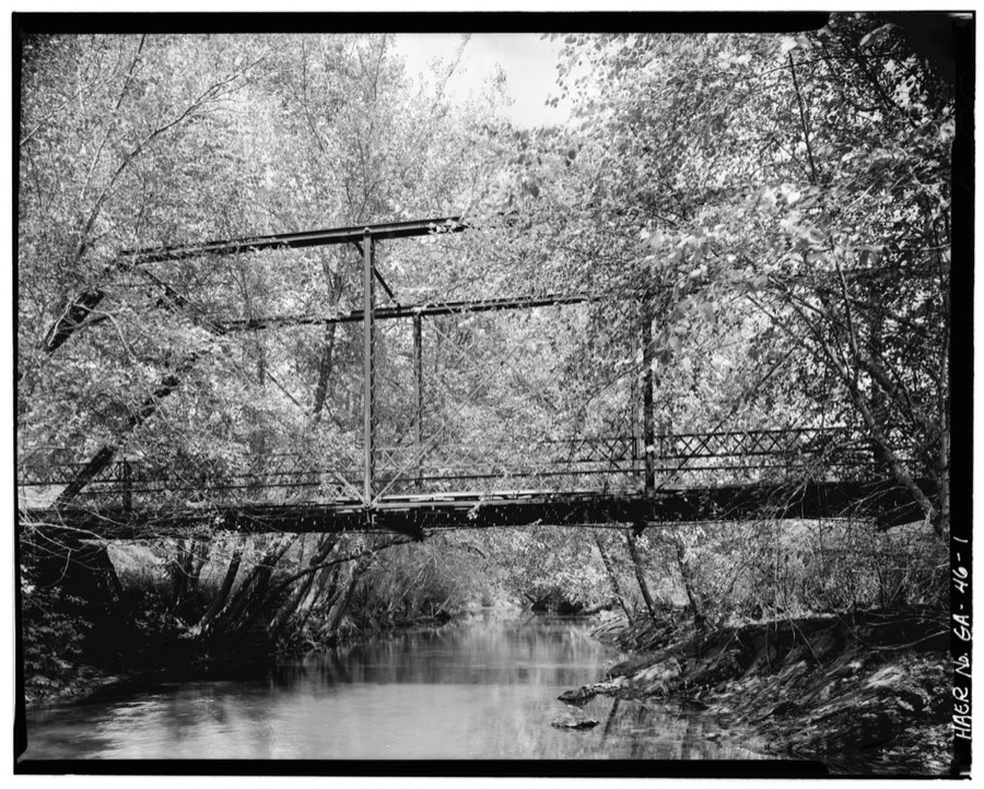 Headen Bridge, County Road 87, spanning Hiawassee River, Hiawassee, Towns County, GA