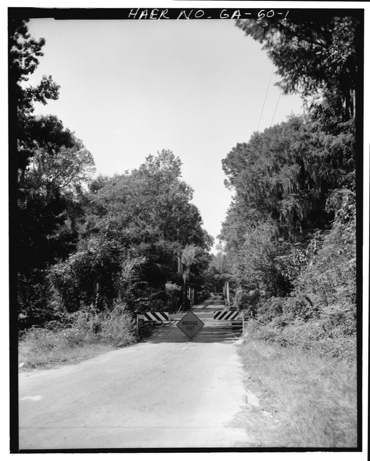Jefferson County Road 255 Bridge, Spanning Rocky Comfort Creek, Louisville, Jefferson County, GA