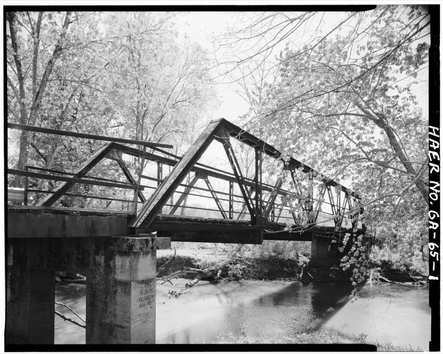 Gordon County Road 220 Bridge, Spanning Pine Log Creek on County Road 220, Fairmount, Gordon County, GA