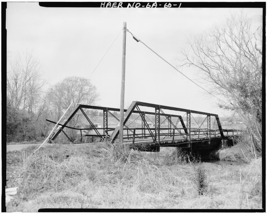Woody Allen Road Bridge, Spanning Oothalooga Creek at County Road 316, Adairsville, Bartow County, GA