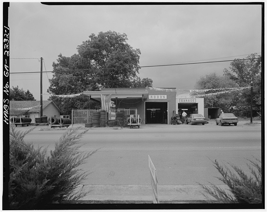 Greenhouse Service Station, 522 South Main Street, Woodstock, Cherokee County, GA