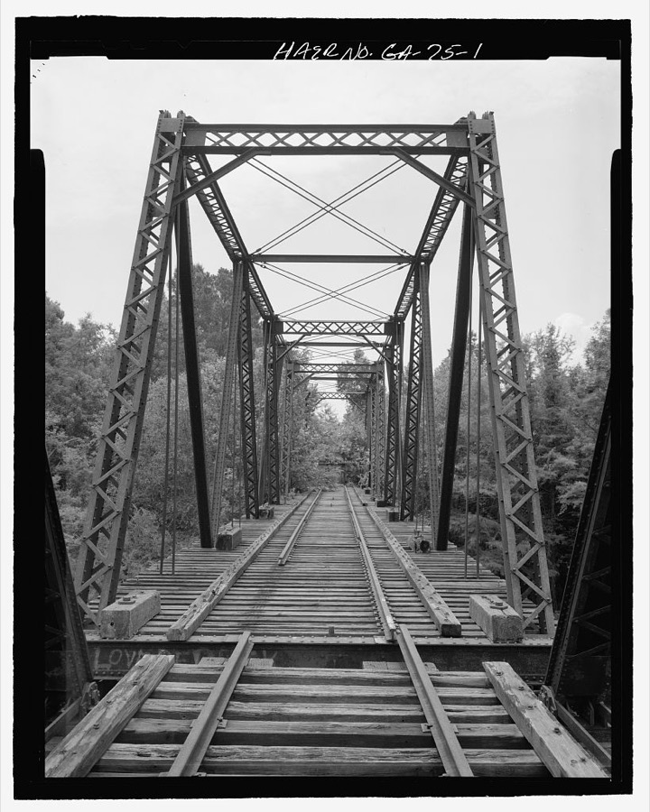 Ocmulgee River Bridge, Spanning Ocmulgee River, Hawkinsville, Pulaski County, GA
