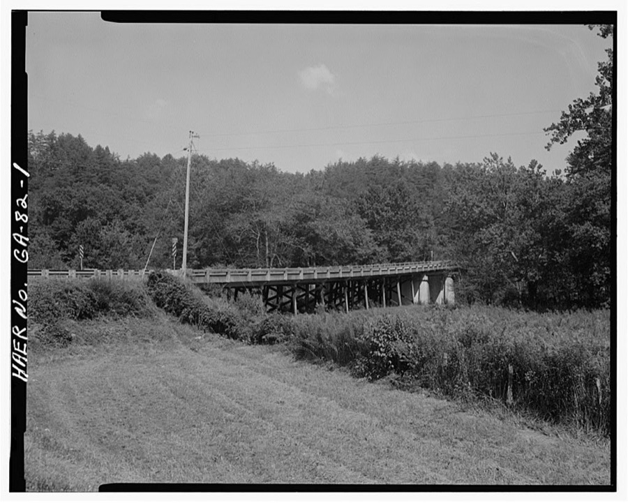 Georgia DOT Bridge No. 111-00060P-00020N, Georgia State Route 60 spur spanning Hempton Creek, Mineral Bluff, Fannin County, GA