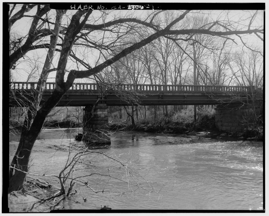 Georgia DOT Bridge No. 047-00820F-00347E, County Road 382 Spanning Chickamauga Creek, Ringgold, Catoosa County, GA