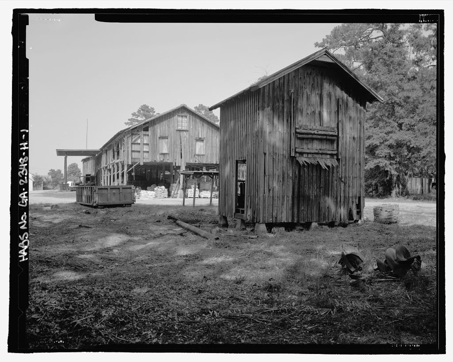 Richmond Hill Plantation, Chute Building, East of Richmond Hill on Ford Neck Road, Richmond Hill, Bryan County, GA