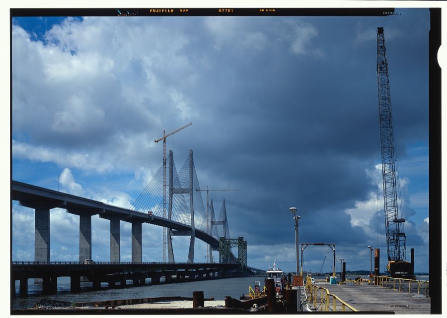 Sidney Lanier Bridge, Spanning Brunswick River, Brunswick, Glynn County, GA