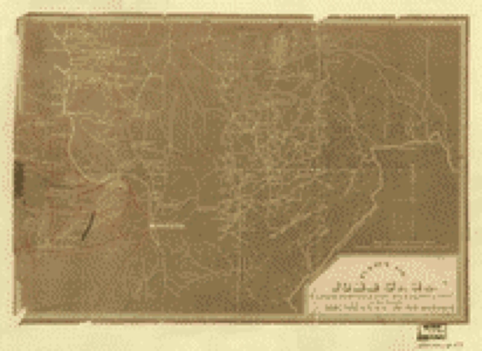 Land ownership map, 1864 - Part of Cobb Co., Ga