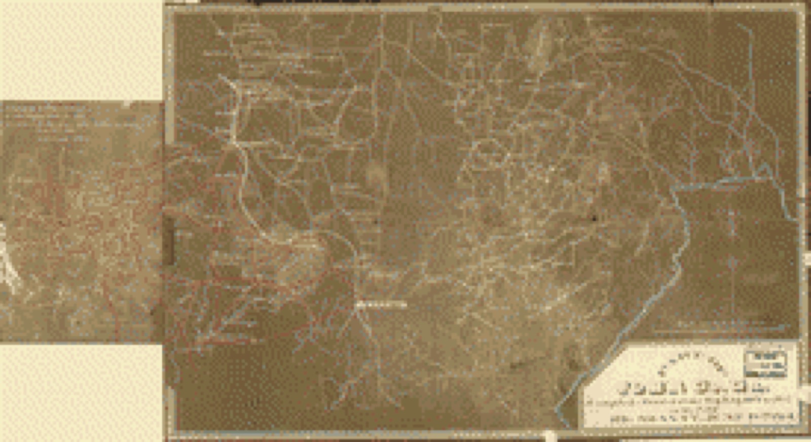 Land ownership map, 1864 - Part of Cobb Co., Ga