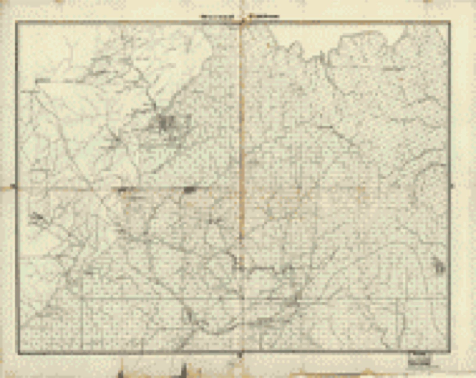 Land ownership map, 1864 - [Part of DeKalb and Fulton County, Georgia : compiled for the use of the Topographical Engineers from the original land map and surveys of DeKalb County