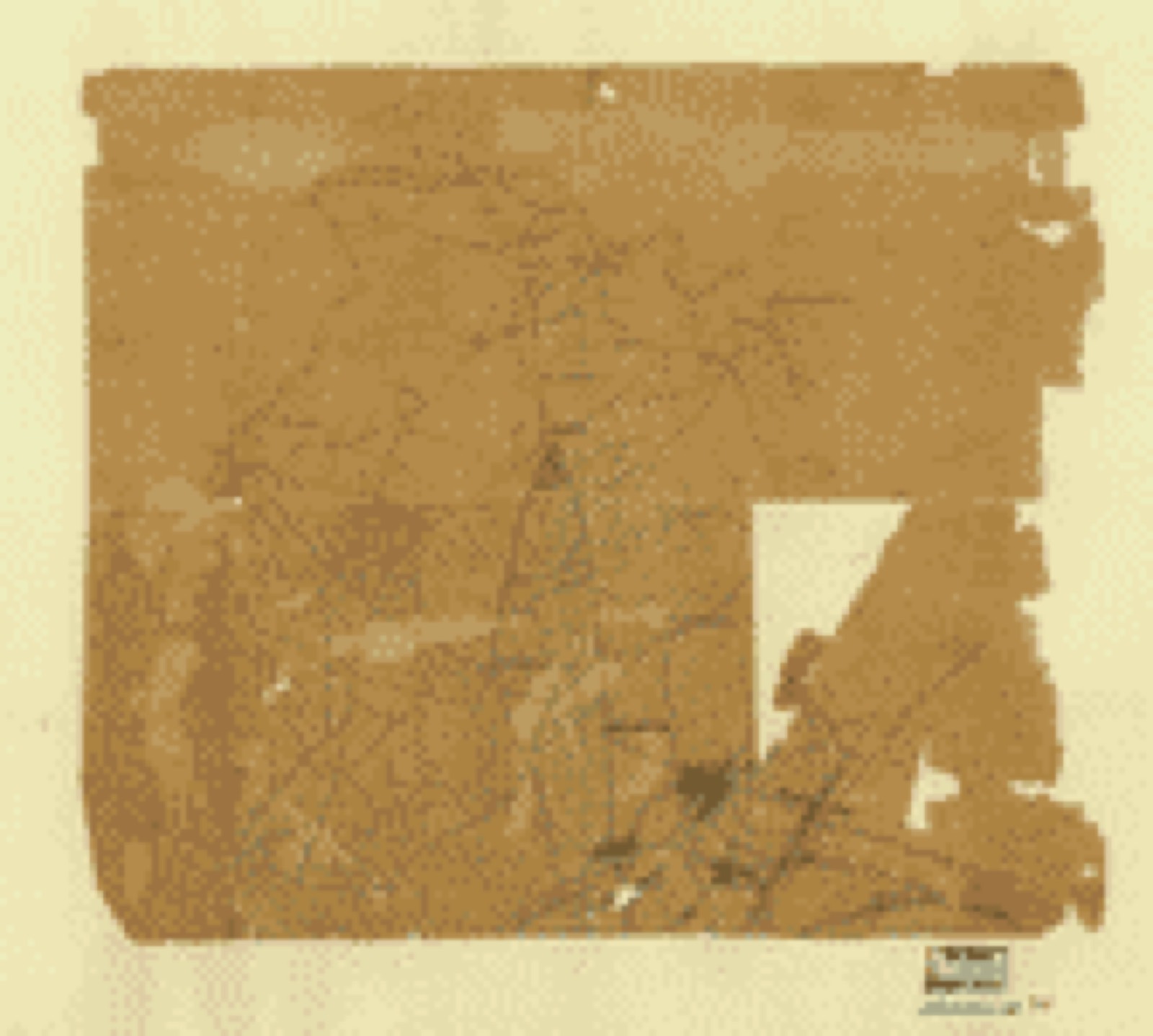 Land ownership map, 1864 - [Map of part of DeKalb County, Georgia, from the Chattahoochee River south to Peach Tree Creek, July 17-18, 1864]