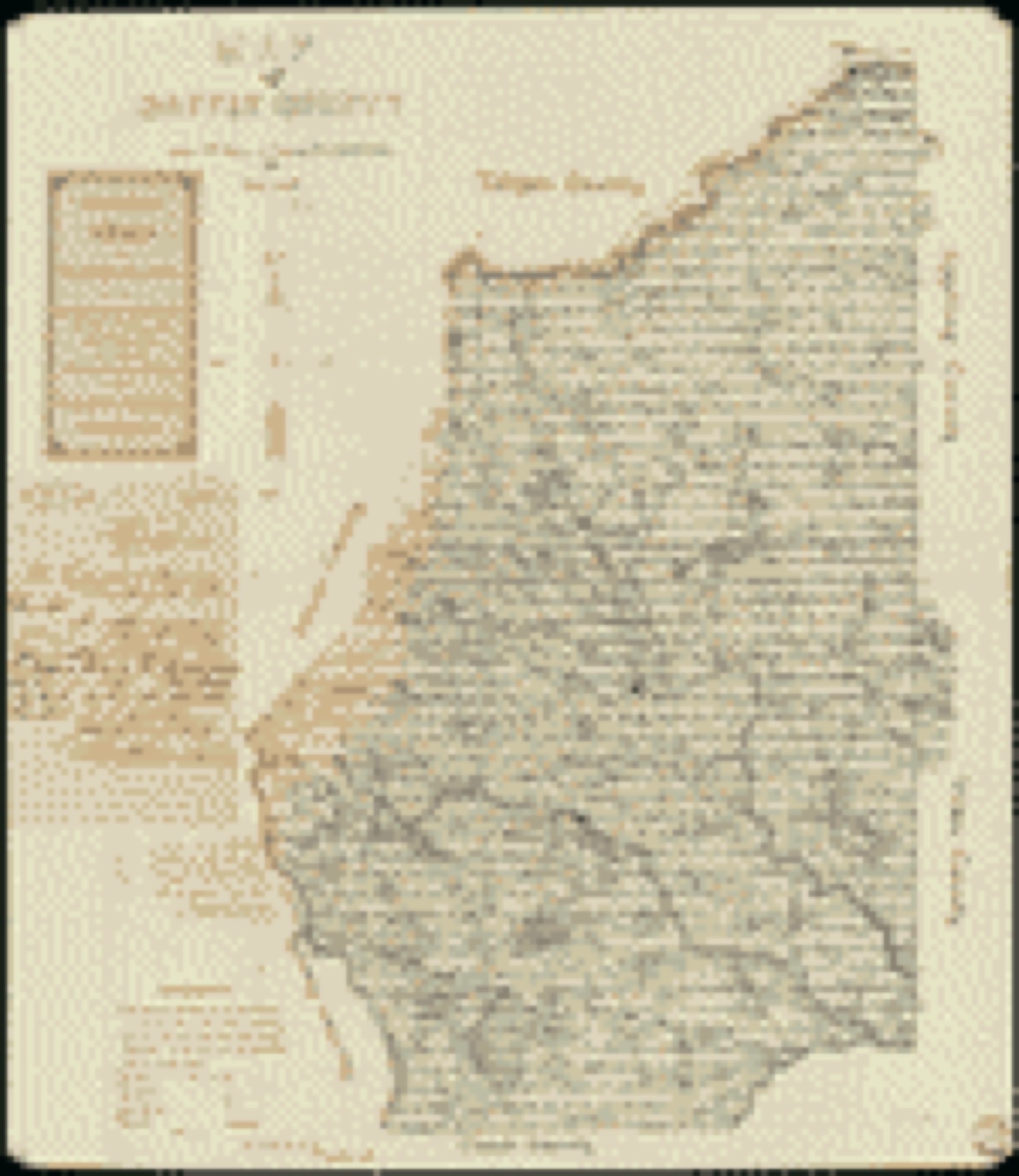 Land ownership map, 1891 - Map of Coffee County