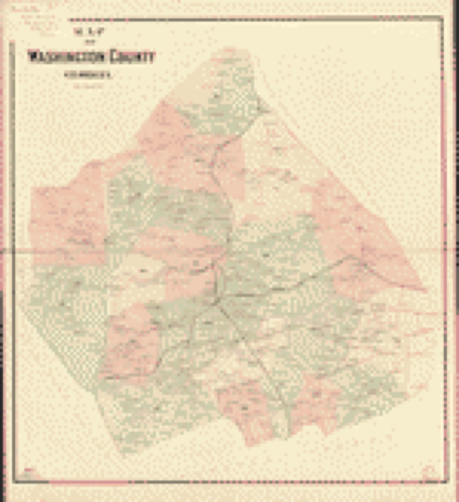 Land ownership map, 1897 - Map of Washington County, Georgia