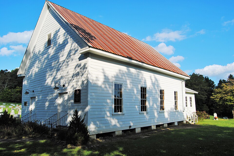 Photograph of Cartecay Methodist Church and Cemetery