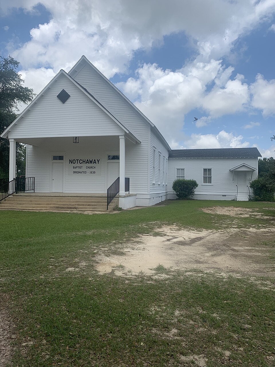 Photograph of Notchaway Baptist Church and Cemetery
