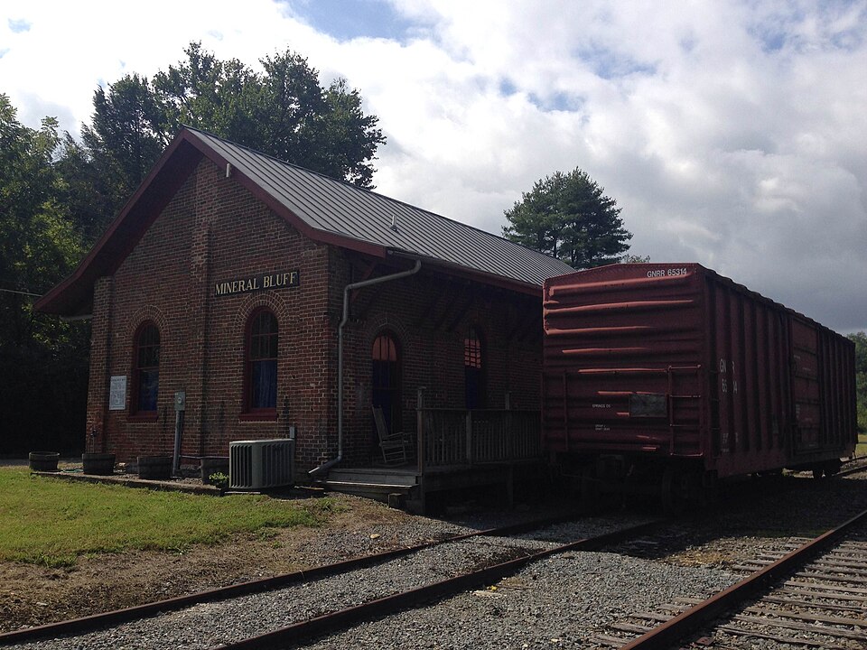 Photograph of Mineral Bluff Depot