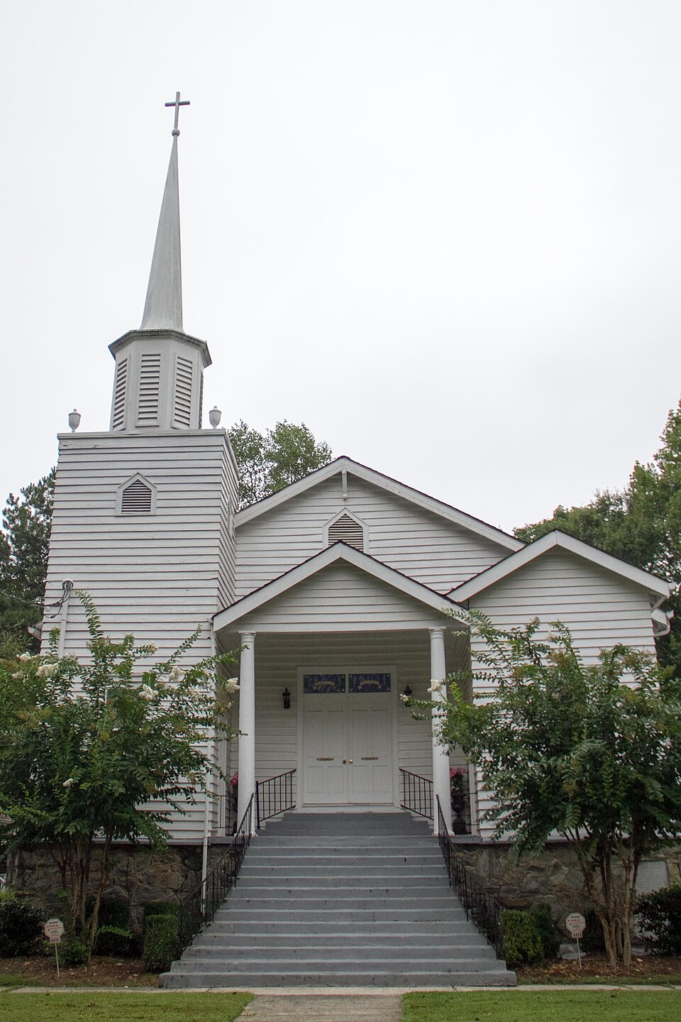Photograph of New Hope African Methodist Episcopal Church and Cemetery