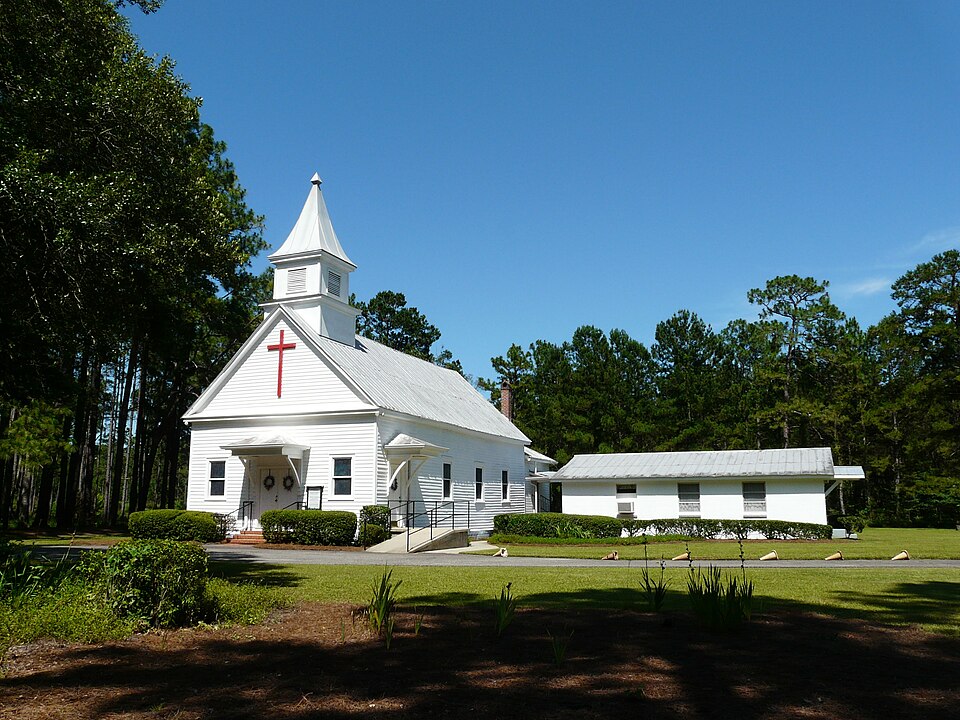 Photograph of Ochlocknee Missionary Baptist Church and Cemetery