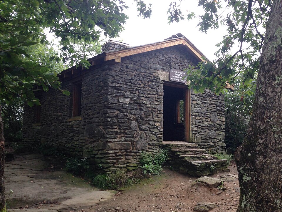 Photograph of Blood Mountain Shelter