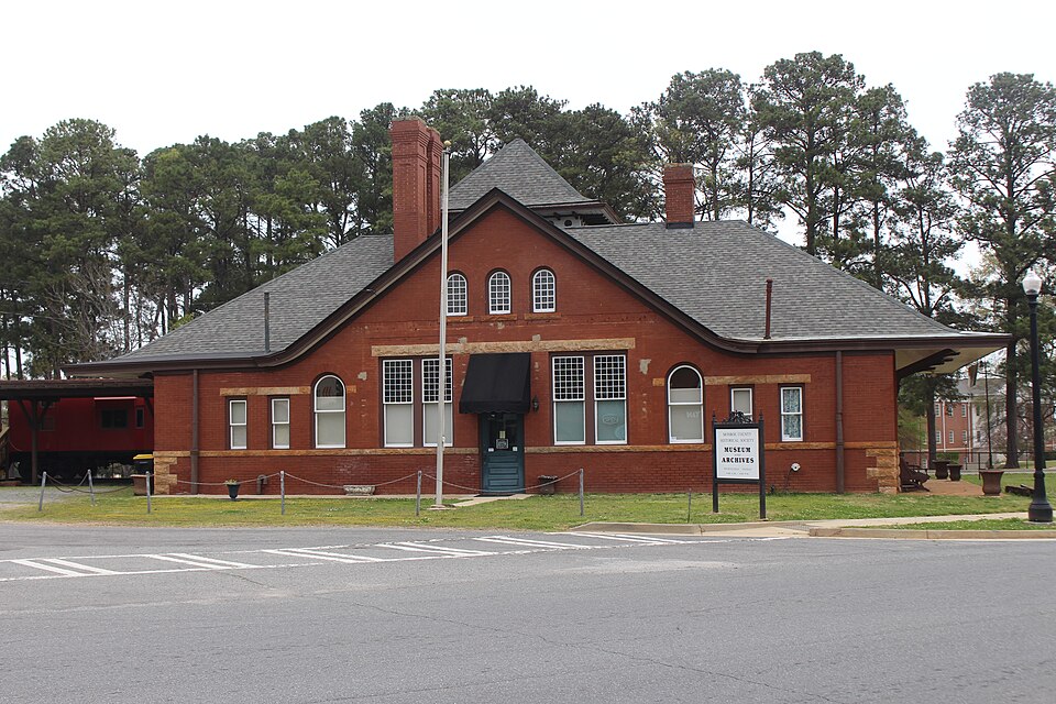Photograph of Forsyth Railroad Depots and Baggage Room