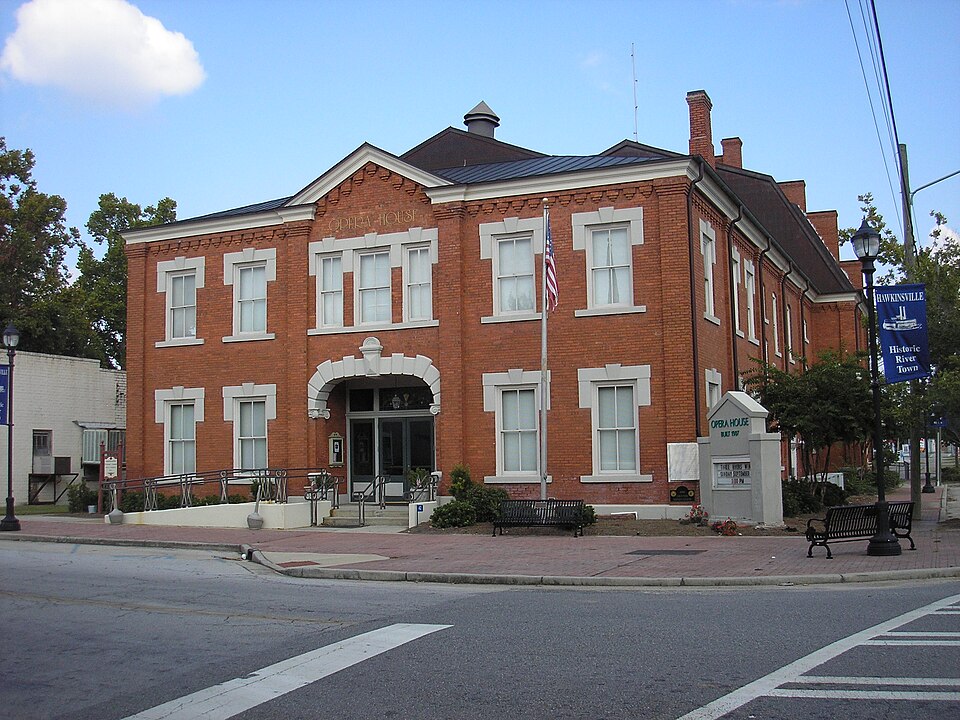 Photograph of Hawkinsville Opera House
