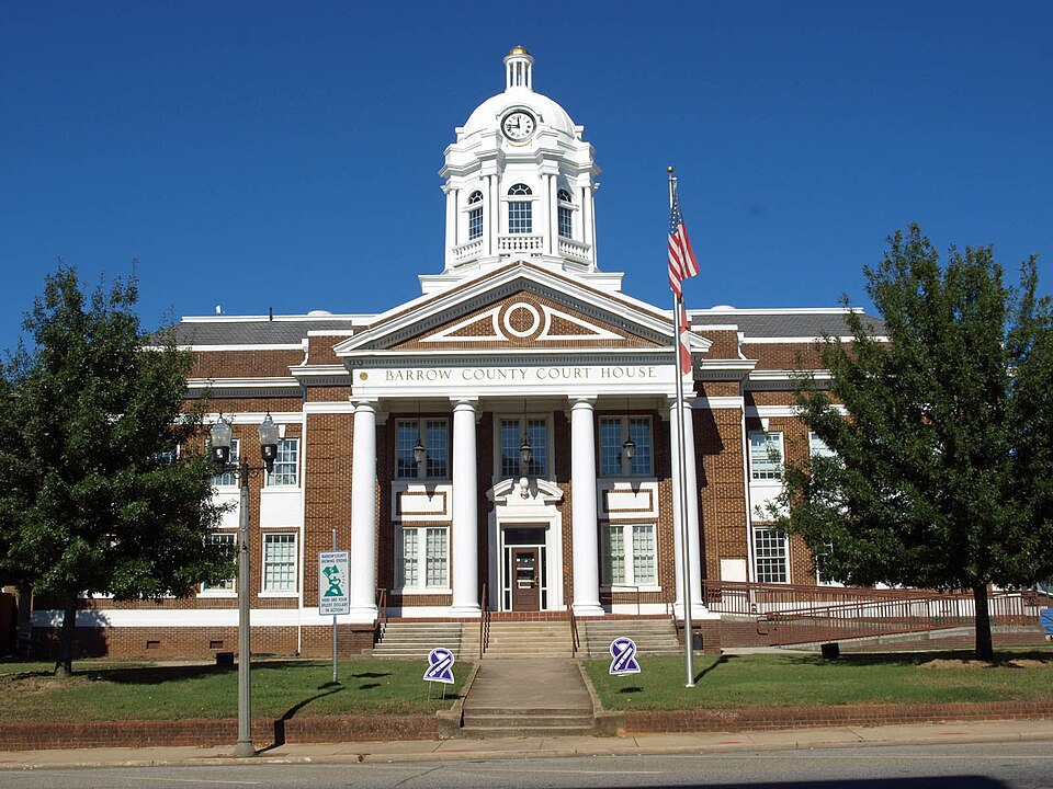 Photograph of Barrow County Courthouse