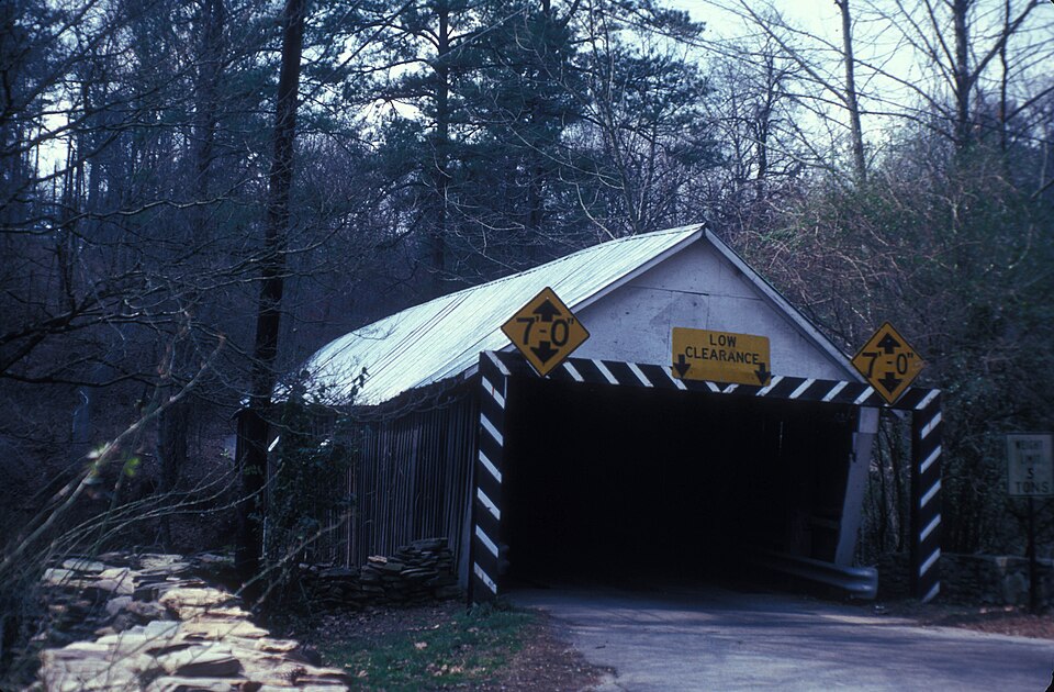 Photograph of Ruff's Mill and Concord Covered Bridge