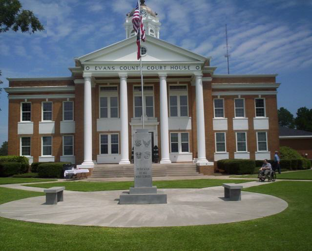 Photograph of Evans County Courthouse