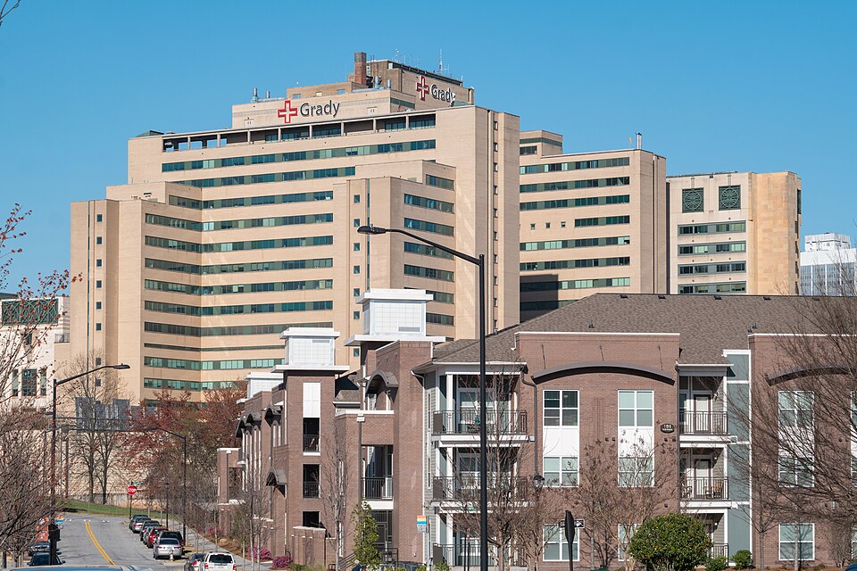 Photograph of Grady Memorial Hospital