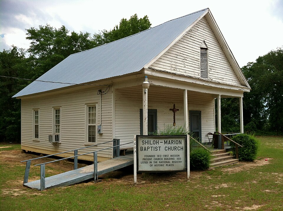 Photograph of Shiloh-Marion Baptist Church and Cemetery