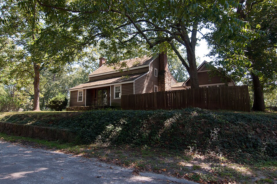 Photograph of Simeon and Jane Rucker Log House