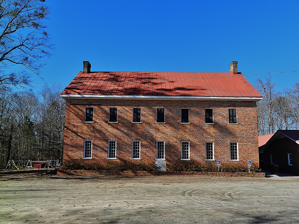 Photograph of Bethesda Baptist Church and Cemetery