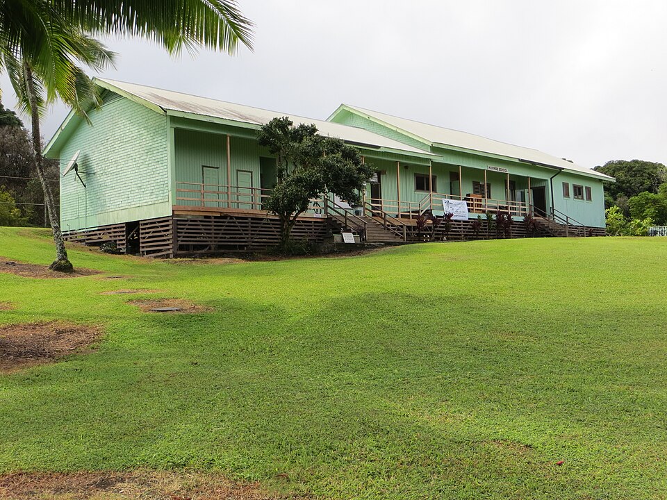 Photograph of Keanae School