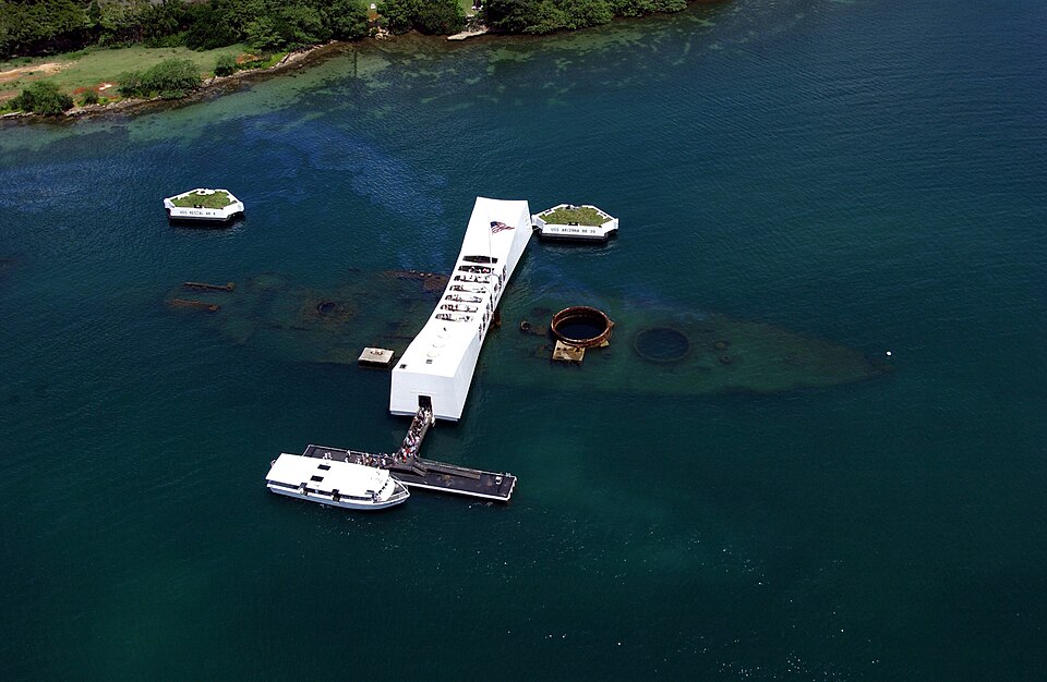 Photograph of USS Arizona Memorial