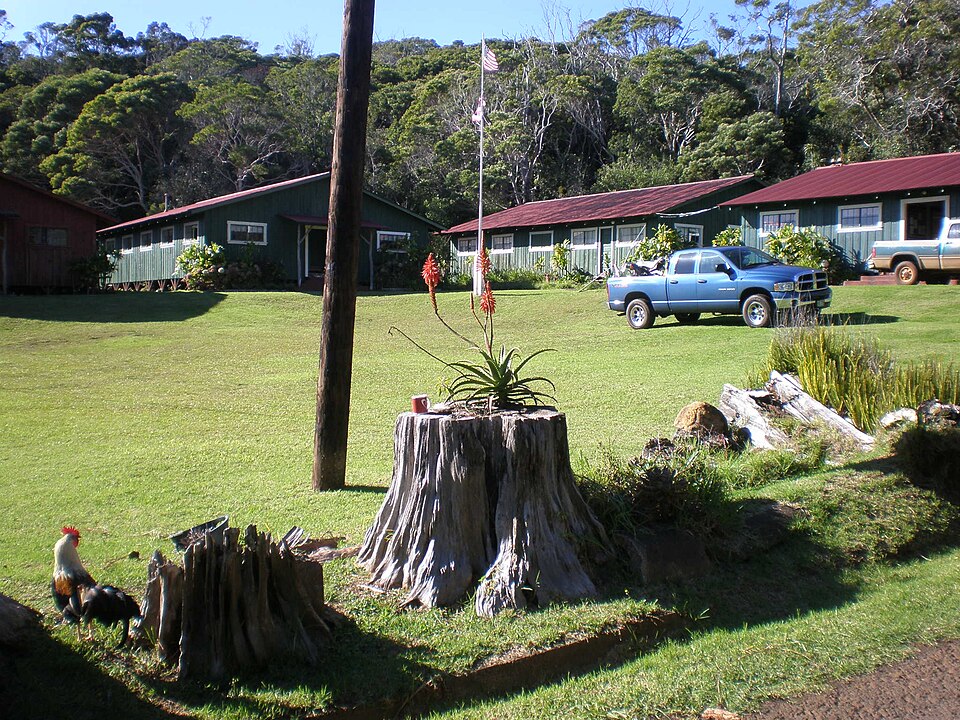 Photograph of Civilian Conservation Corps Camp in Koke'e State Park