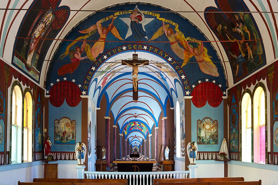 Photograph of Star of the Sea Painted Church