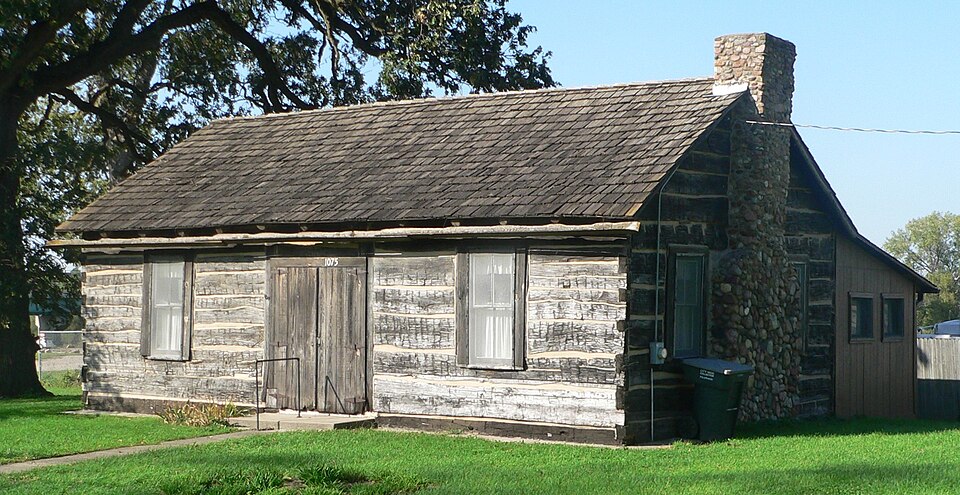 Photograph of Theophile Bruguier Cabin