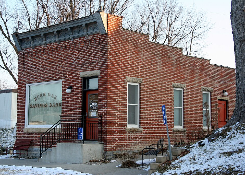 Photograph of Burr Oak Savings Bank