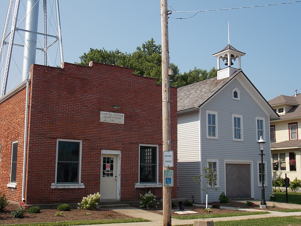 Photograph of Grand Mound Town Hall and Waterworks Historic District