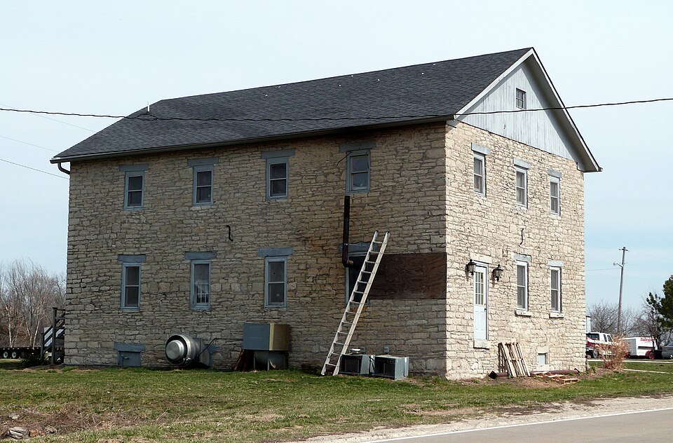 Photograph of Dennis Melcher Pottery and House