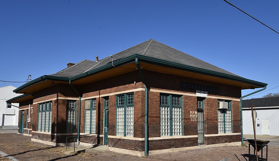 Photograph of Chicago, Burlington and Quincy Railroad Depot