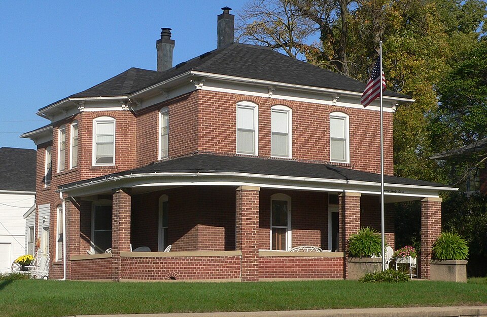 Photograph of Julius and Anine Oversen House
