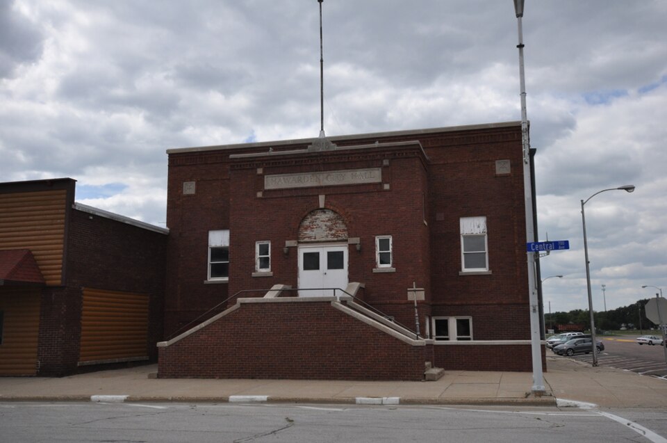 Photograph of Hawarden City Hall, Fire Station and Auditorium