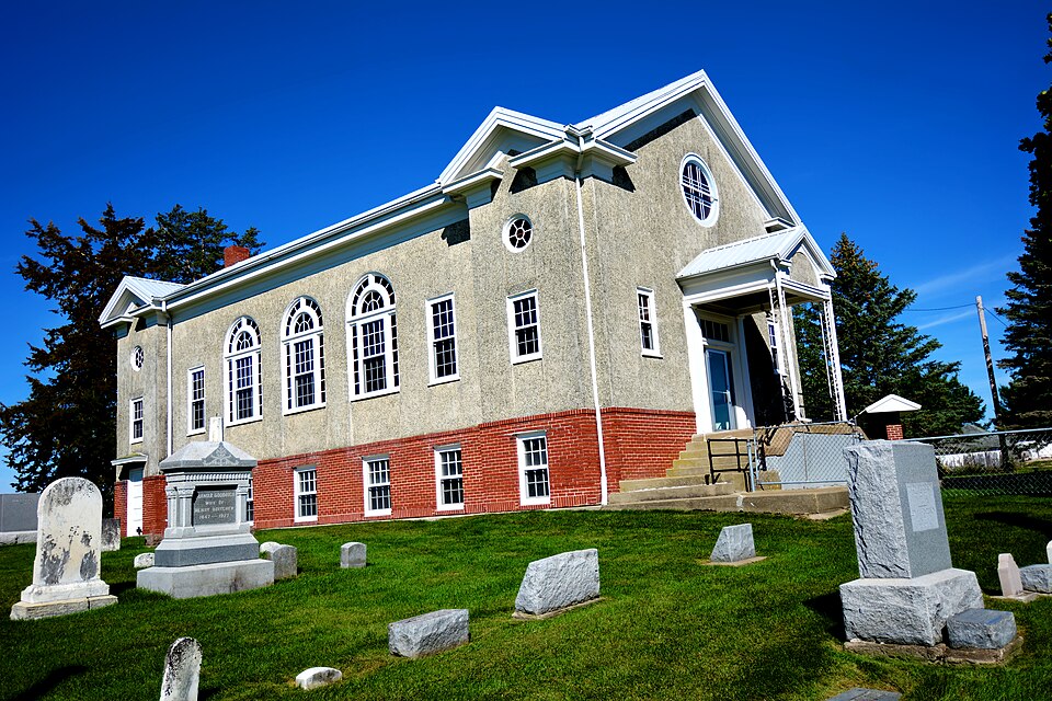 Photograph of Red Oak Grove Presbyterian Church and Cemetery