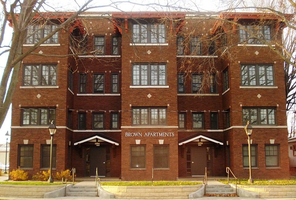 Photograph of Brown Apartments
