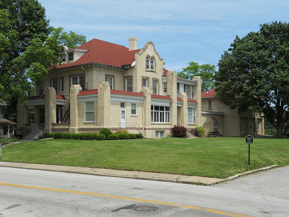 Photograph of Louis P. and Clara K. Best Residence and Auto House