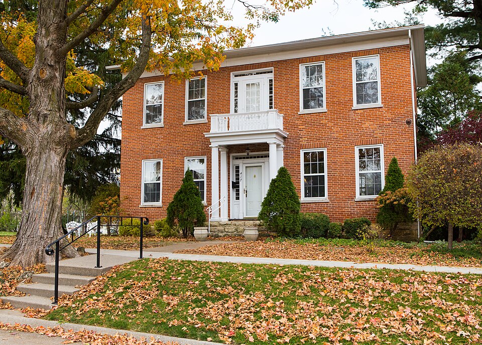 Photograph of Adams R., Frederick L. and Martha (Taylor) Knott House