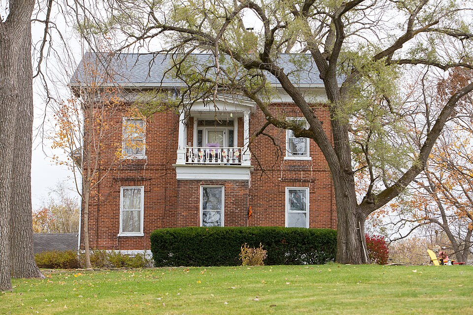 Photograph of Elijah D. and Mary J. (Adams) Waln House